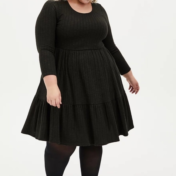 Torrid Dress Women 14 Green Midi Whimsigoth Retro Neutral Boho Western Classic - Picture 1 of 14